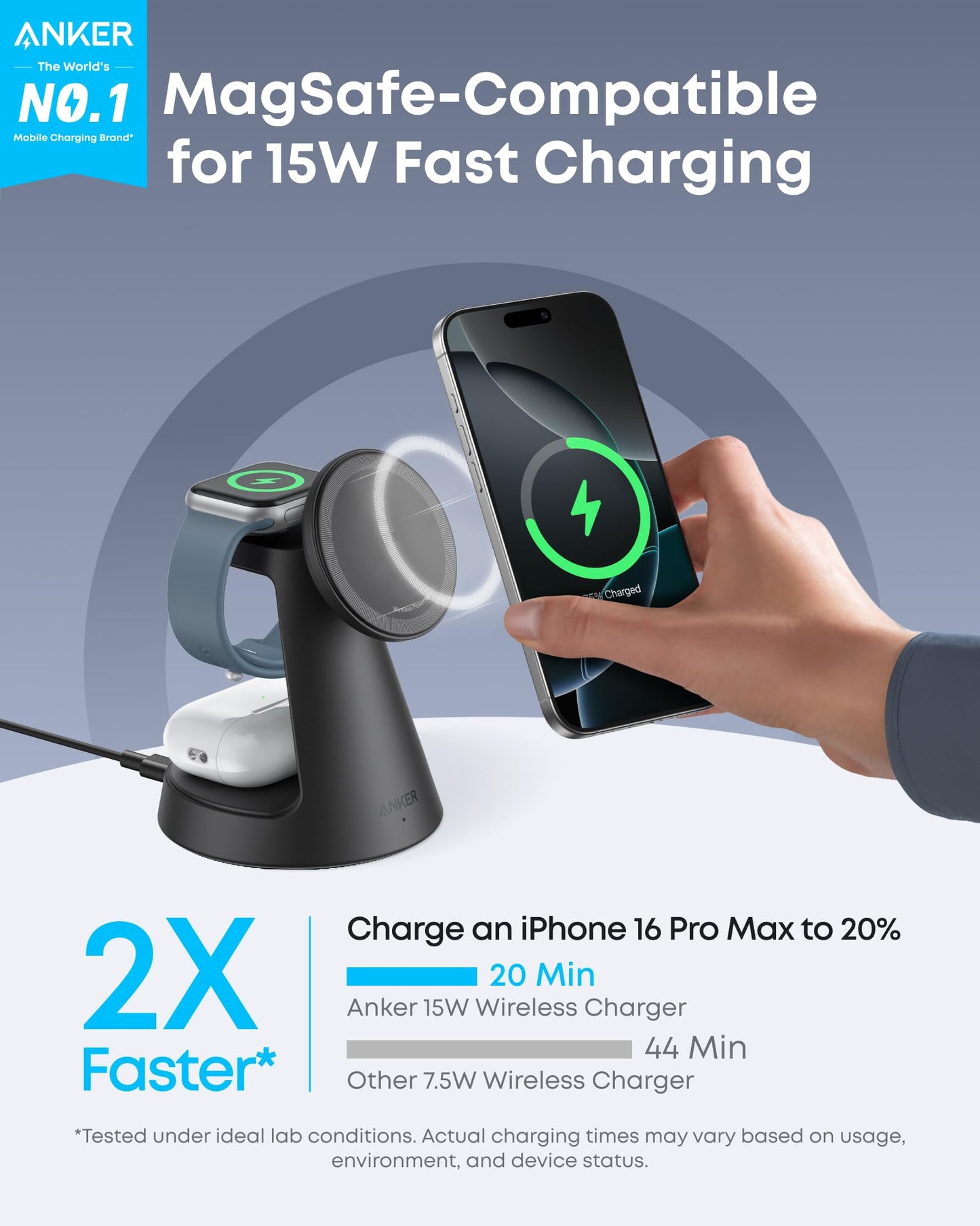 Anker MagGo Wireless Charging Station Anker