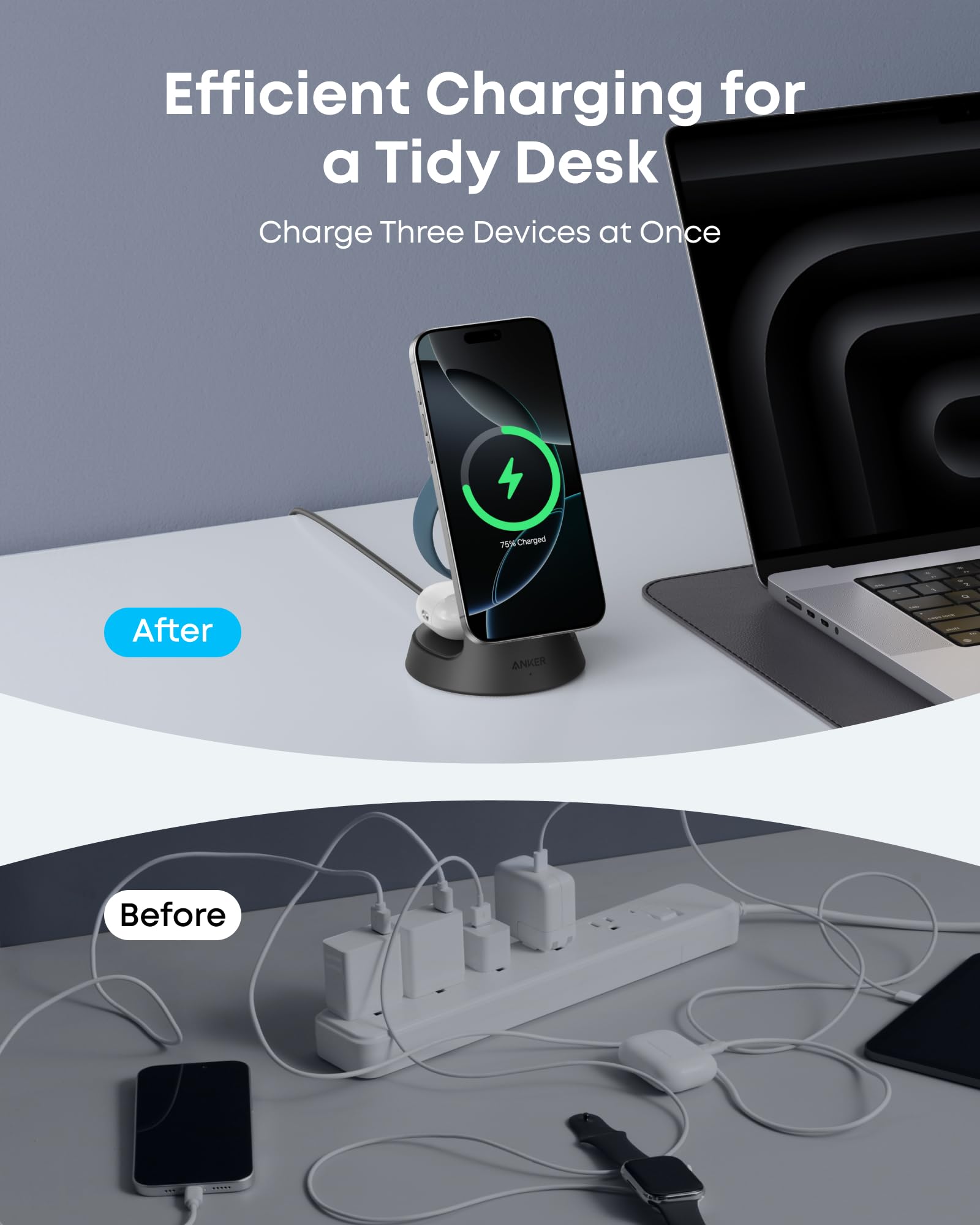 Anker MagGo Wireless Charging Station Anker