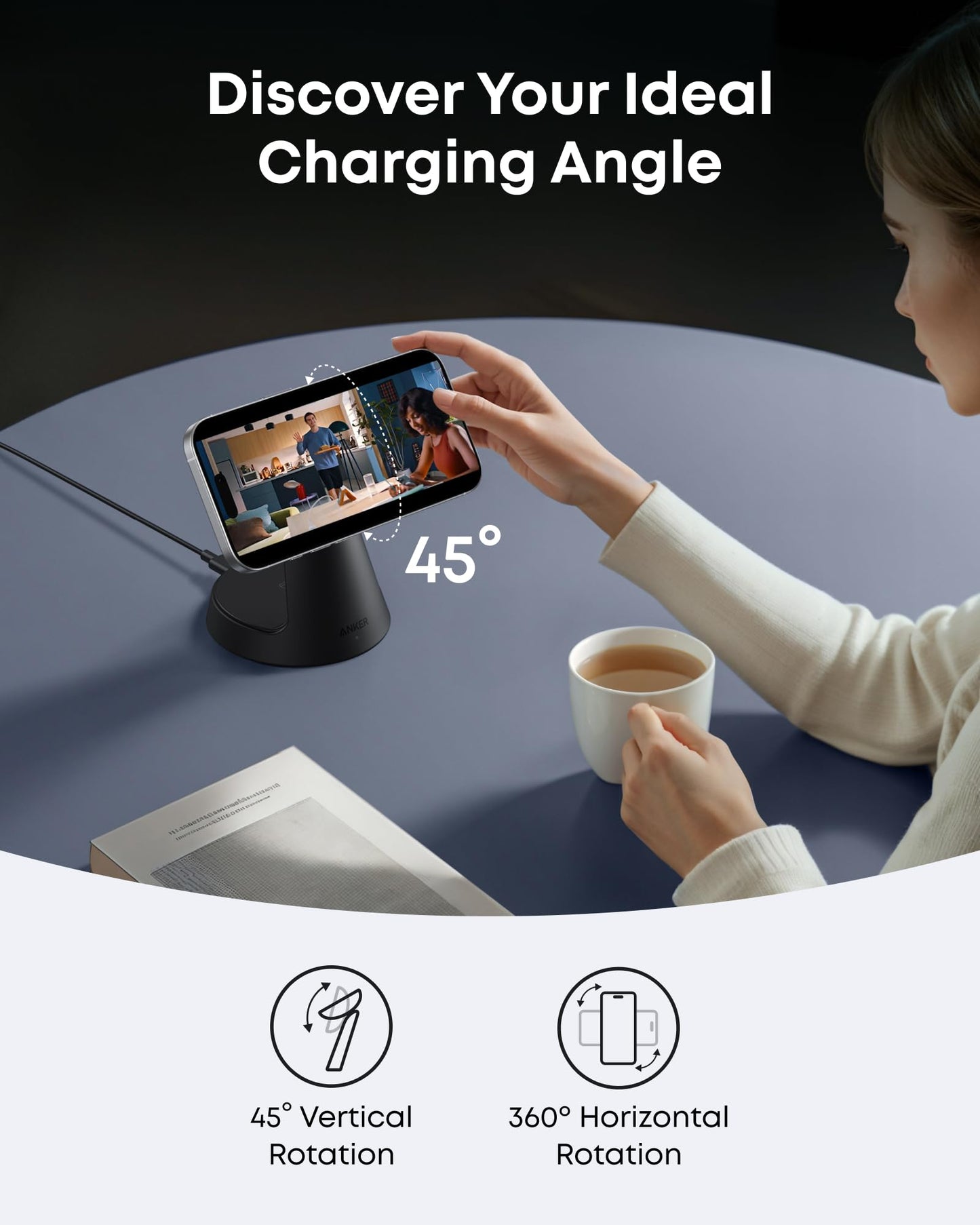 Anker MagGo Wireless Charging Station Anker