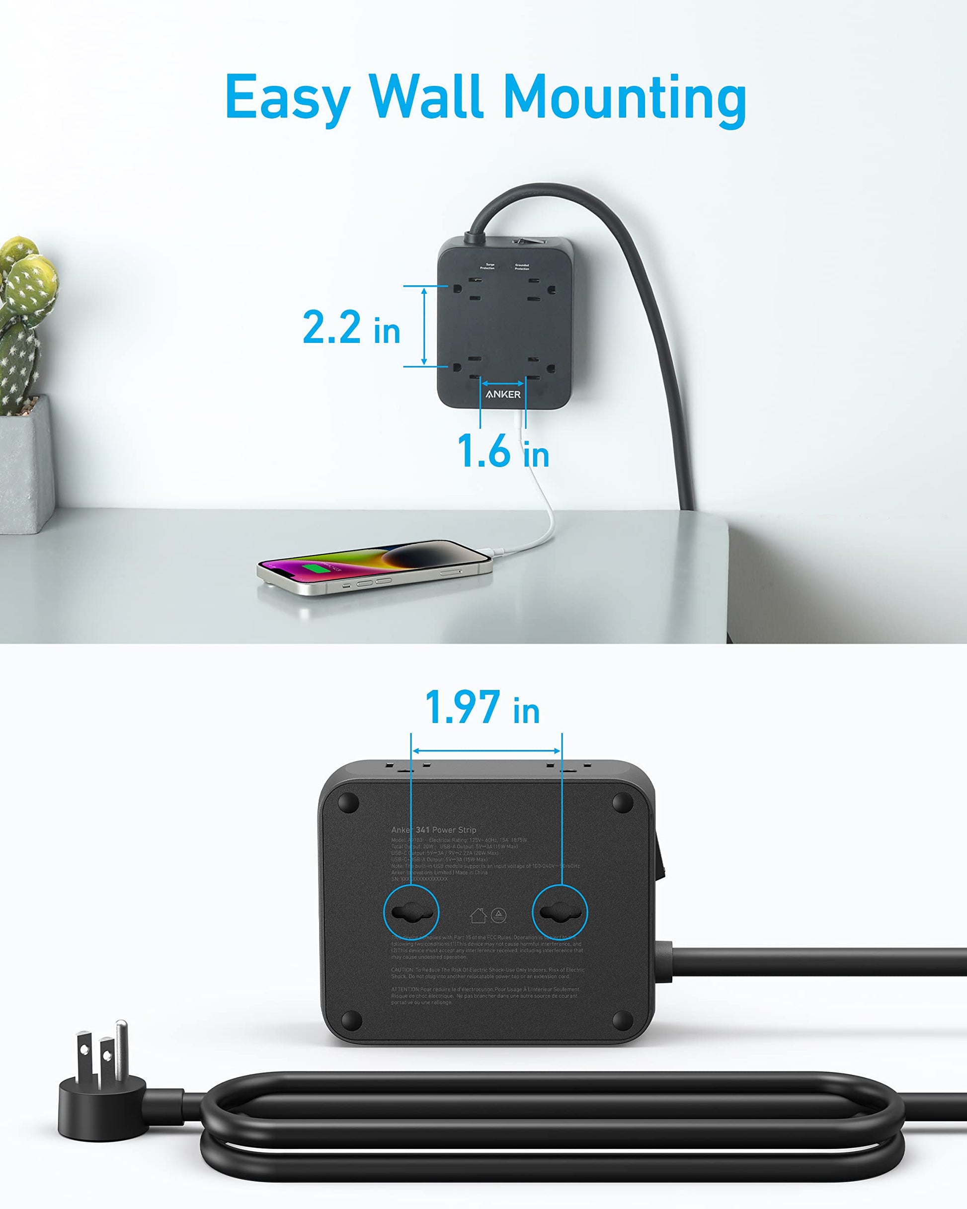 Anker <b>341</b> USB Power Strip Anker