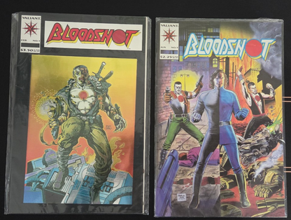Lot of 2 Bloodshot Valiant Comic Books POS Nerds