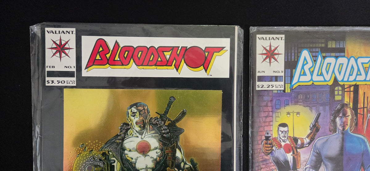 Lot of 2 Bloodshot Valiant Comic Books POS Nerds