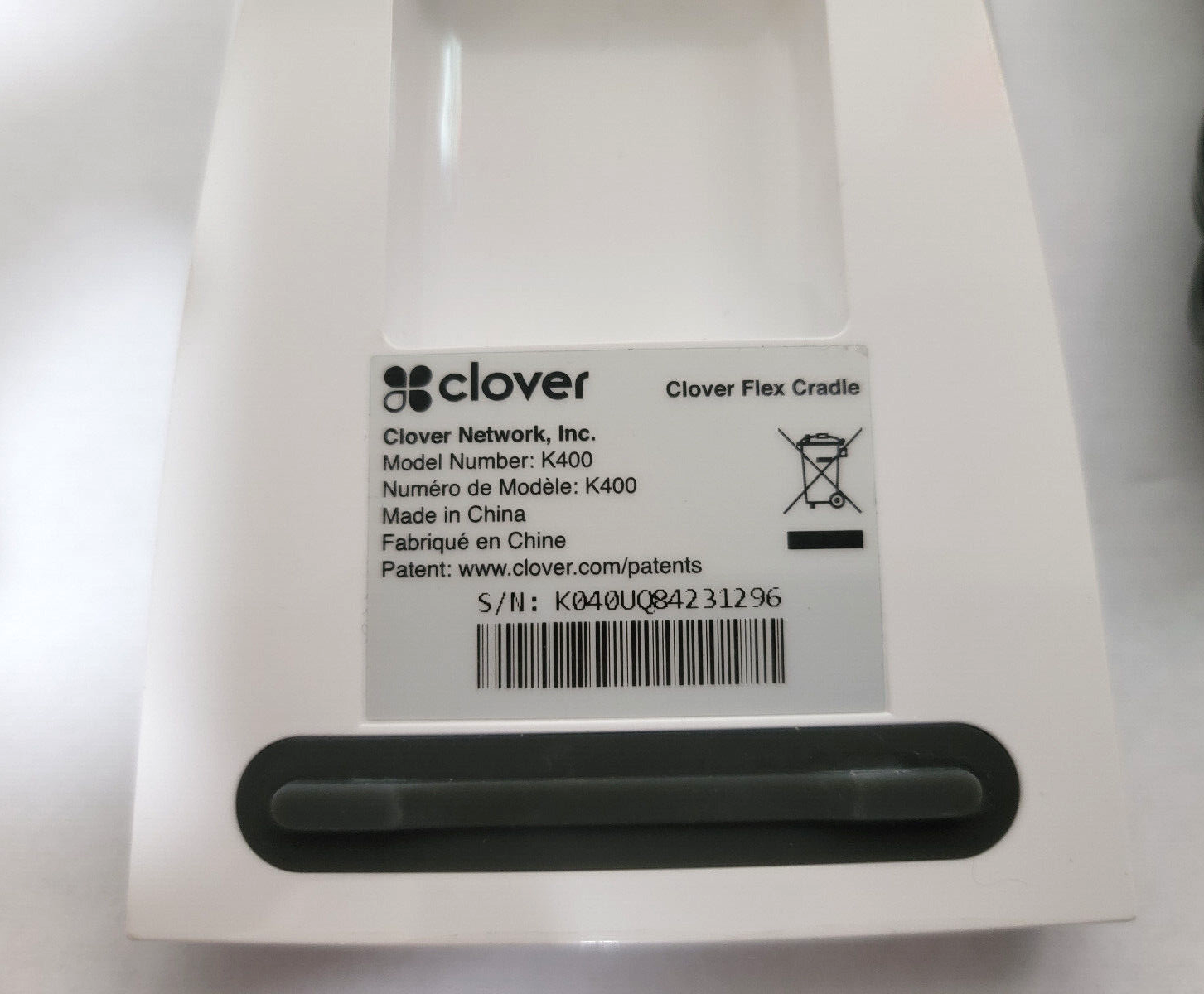 Clover K400 Flex Charging Cradle Base + Power Supply POS Nerds