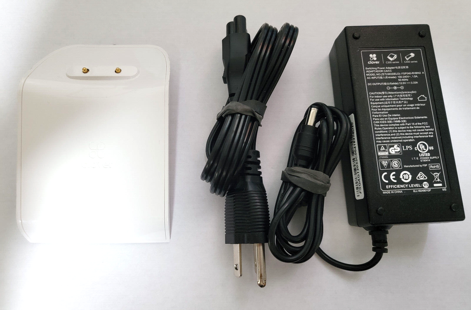 Clover K400 Flex Charging Cradle Base + Power Supply POS Nerds