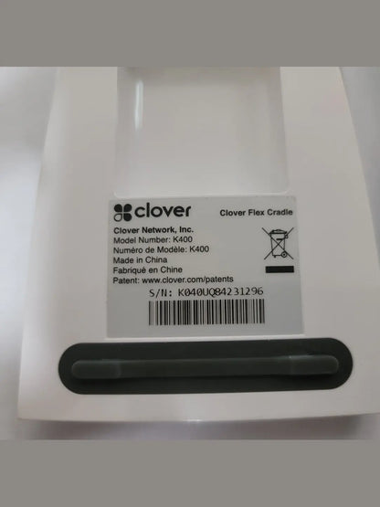 Clover K400 Flex Charging Cradle Base - Refurb POS Nerds