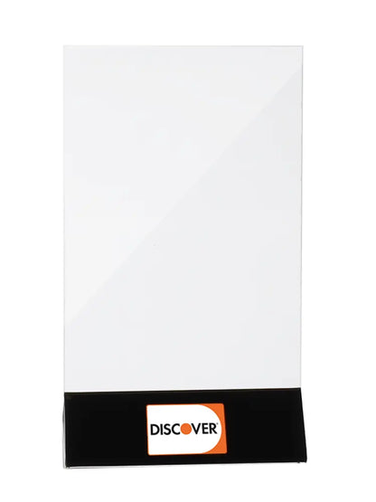 Discover Tabletop Table Tent sign holders (4)- New POS Nerds
