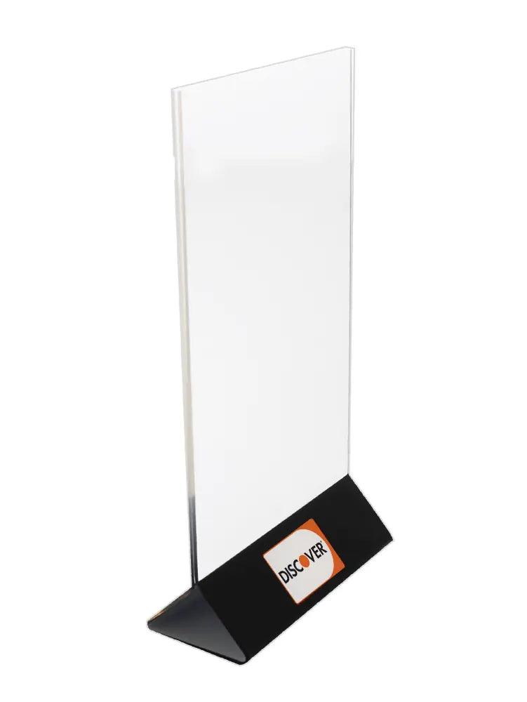 Discover Tabletop Table Tent sign holders (4)- New POS Nerds