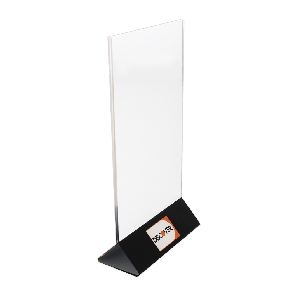 BRAND NEW ~ 4 Discover Tabletop Table Tent sign holders POS Nerds