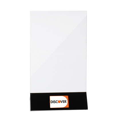 BRAND NEW ~ 4 Discover Tabletop Table Tent sign holders POS Nerds
