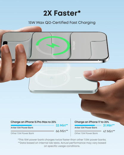Anker Nano Power Bank (5K, MagGo, Slim) Anker