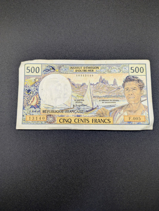 New Caledonia 1985 500 Francs POS Nerds