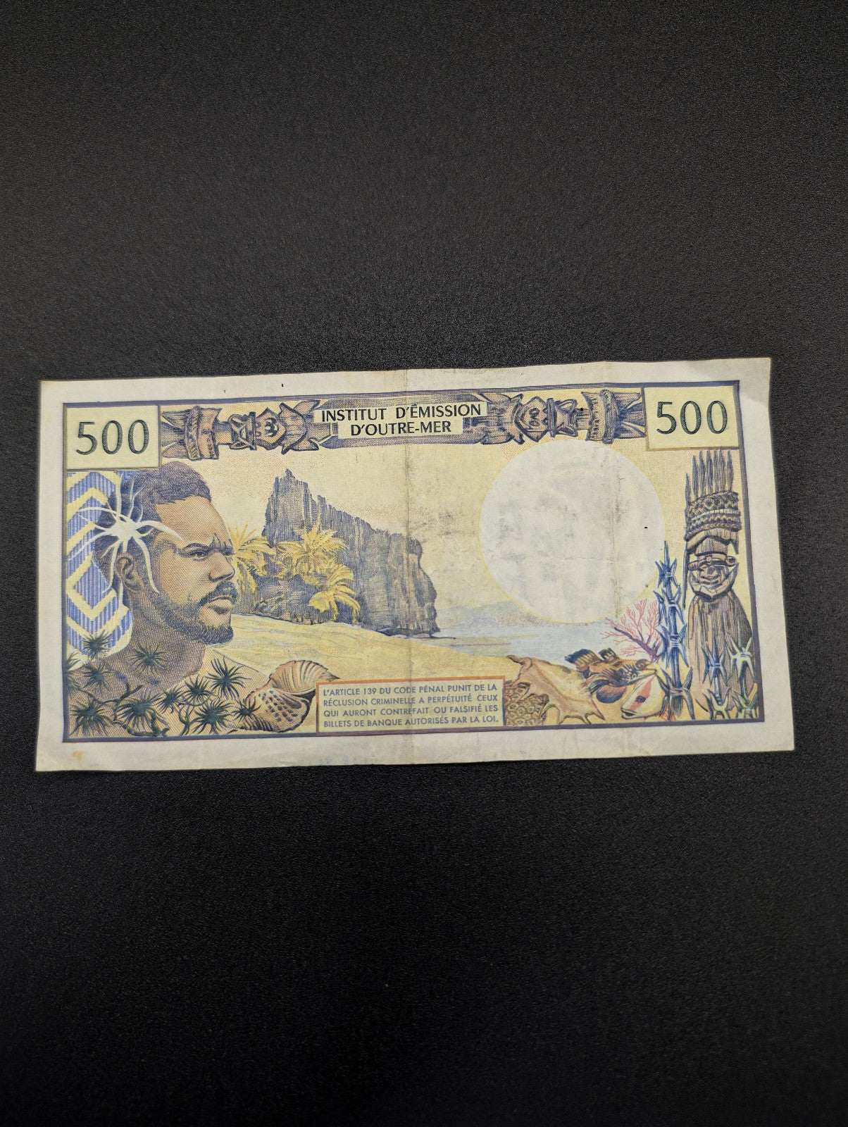 New Caledonia 1985 500 Francs POS Nerds