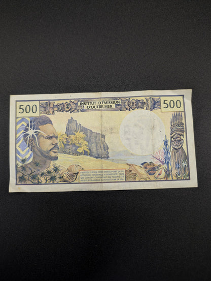 New Caledonia 1985 500 Francs POS Nerds