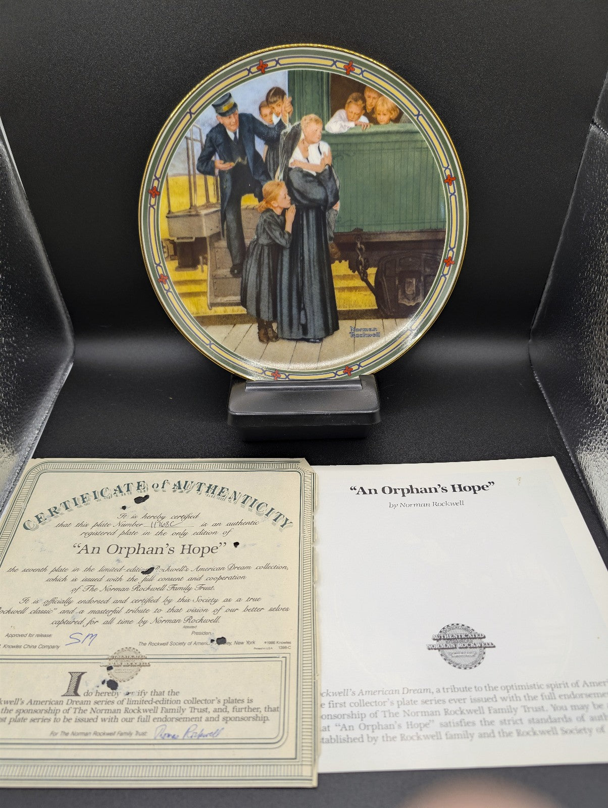 Norman Rockwells American Dream Series Plate Collection Of 8 Complete Set POS Nerds