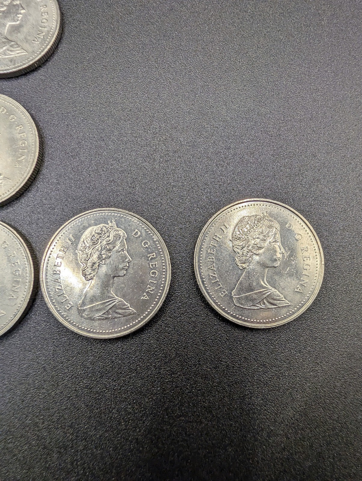 One Dollar Canada Canoe Coins  9 Coins 1975-1986 POS Nerds