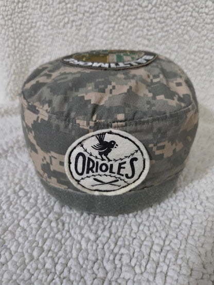 Custom Baltimore Orioles Digital Camo Patrol Cap / Hat ~ Size 7 3/4 POS Nerds