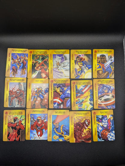Over Power Card Game 1995 Marvel Lot Of 108 Cards POS Nerds