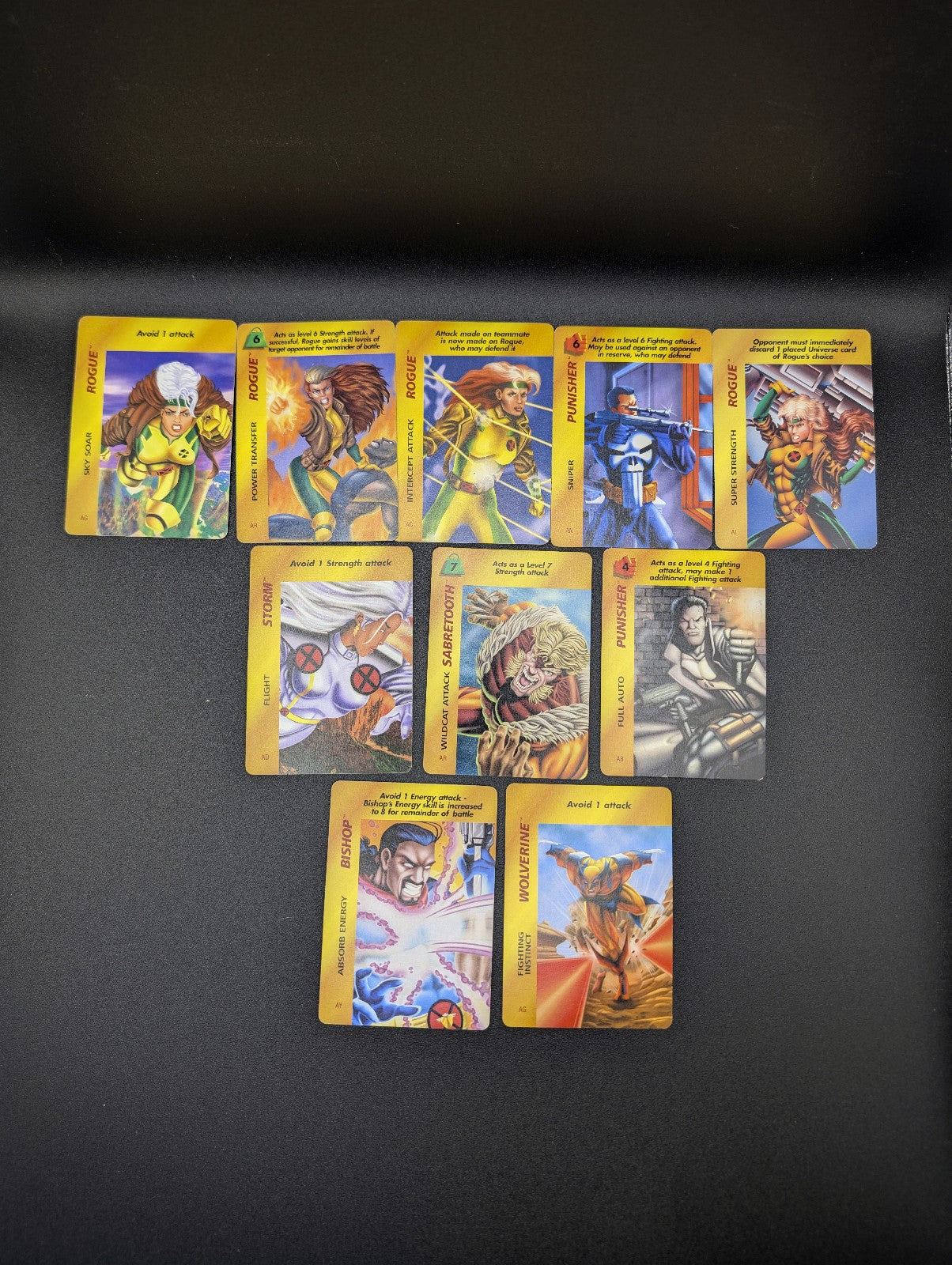 Over Power Card Game 1995 Marvel Lot Of 108 Cards POS Nerds