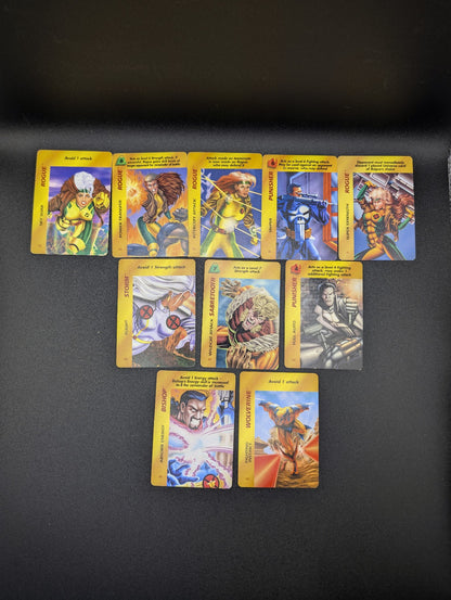 Over Power Card Game 1995 Marvel Lot Of 108 Cards POS Nerds