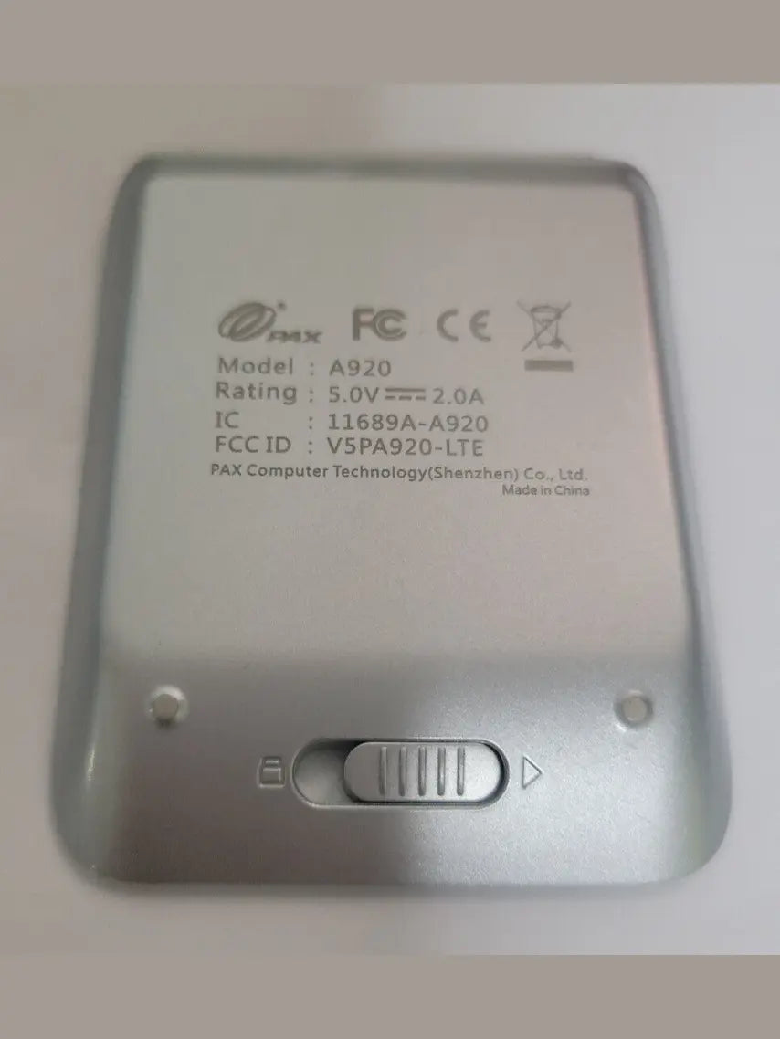 Pax A920 Standard Battery Cover - Refurb POS Nerds