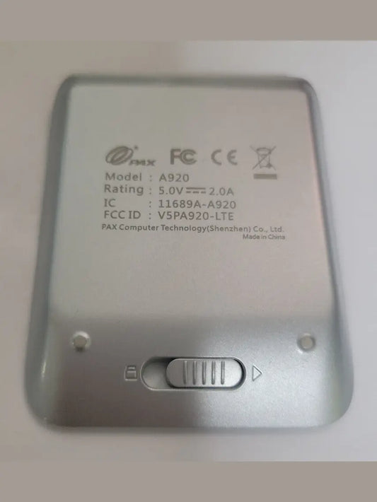 Pax A920 Standard Battery Cover - Refurb POS Nerds