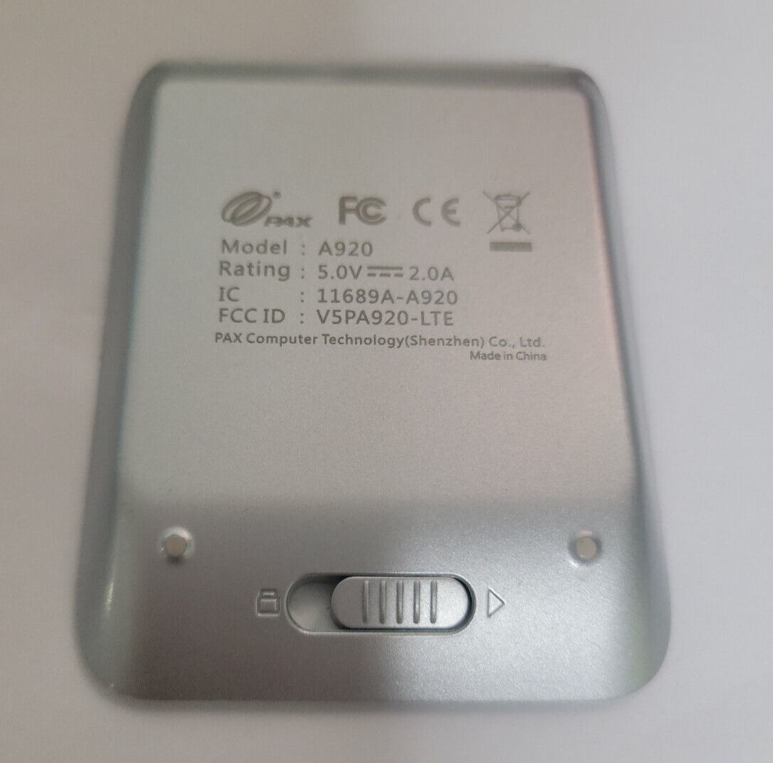 PAX A920 Standard Battery Cover POS Nerds