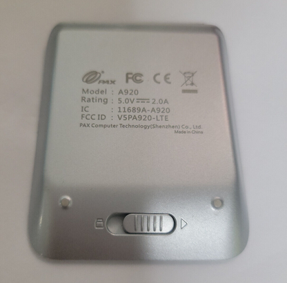 PAX A920 Standard Battery Cover POS Nerds