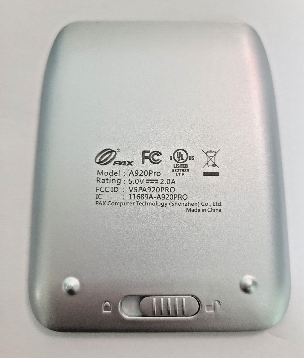 PAX A920pro Battery Cover POS Nerds