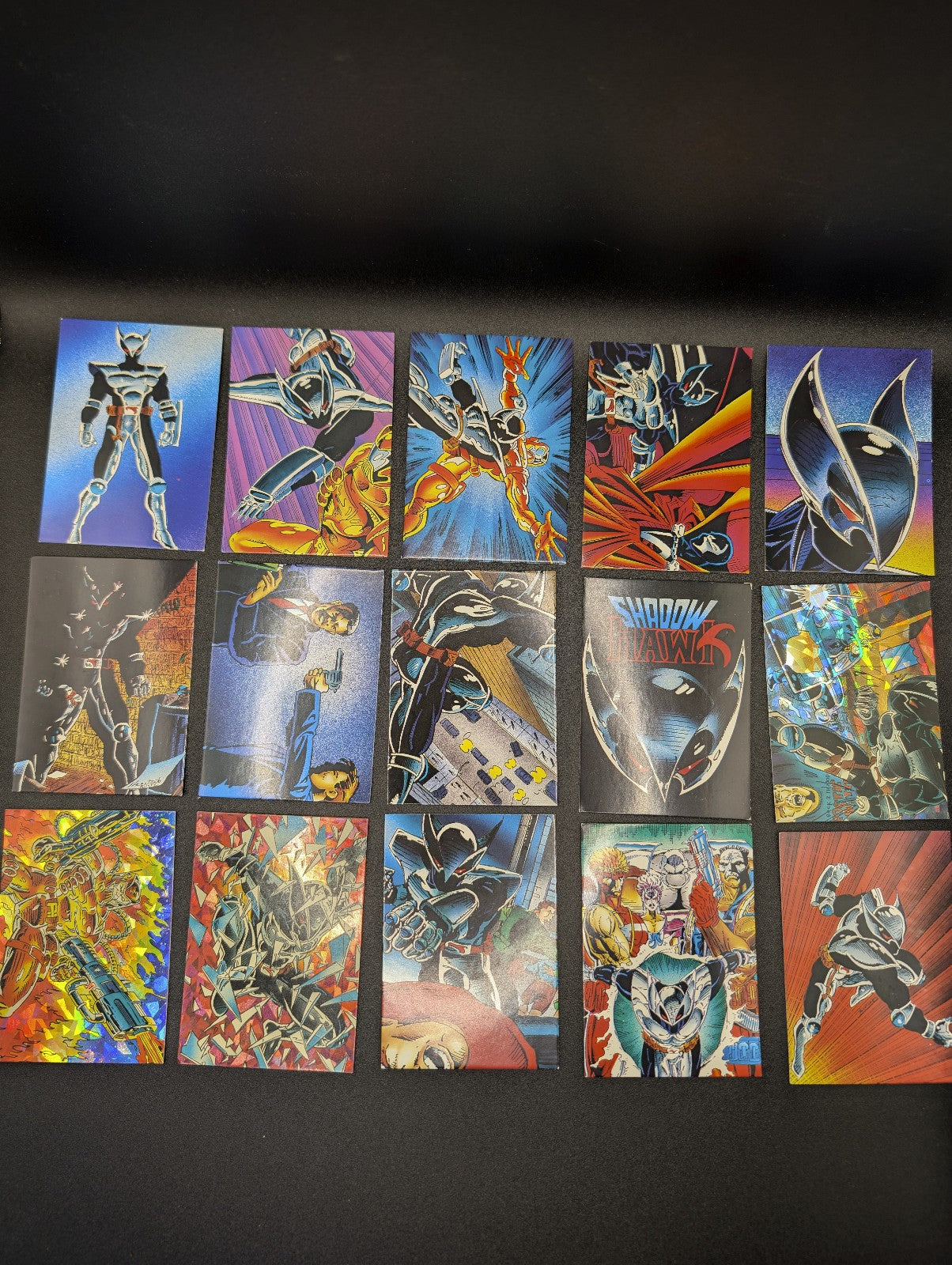 Shadowhawk Base Card Set 93 - Comic Cards 1992 Shadow Hawk POS Nerds