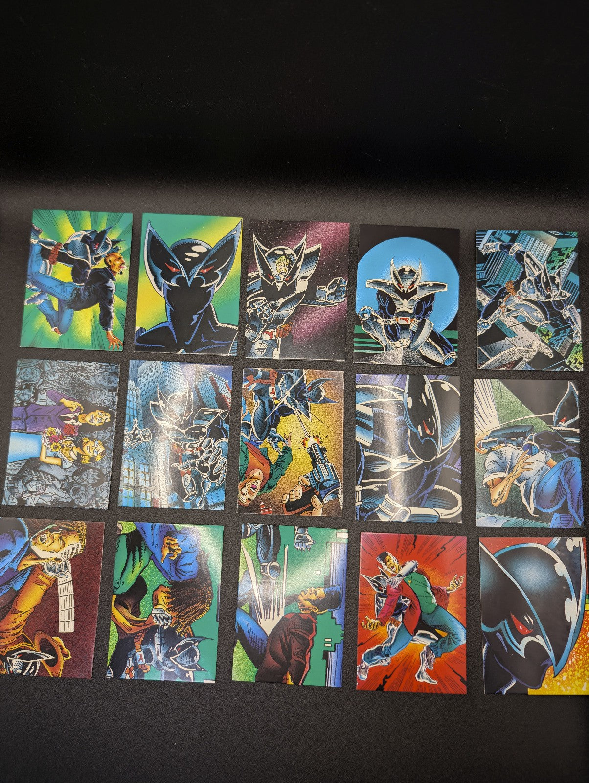 Shadowhawk Base Card Set 93 - Comic Cards 1992 Shadow Hawk POS Nerds