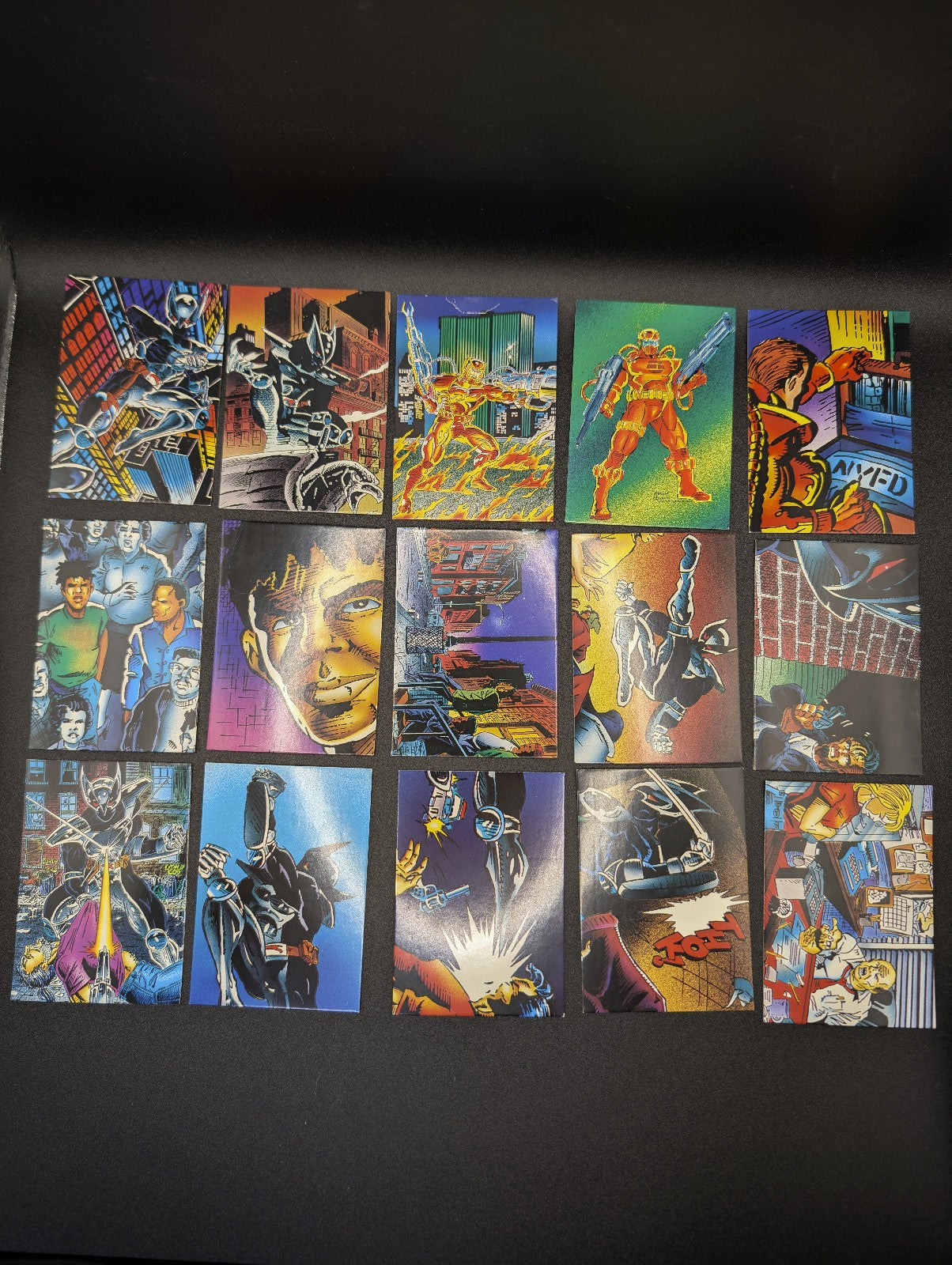 Shadowhawk Base Card Set 93 - Comic Cards 1992 Shadow Hawk POS Nerds
