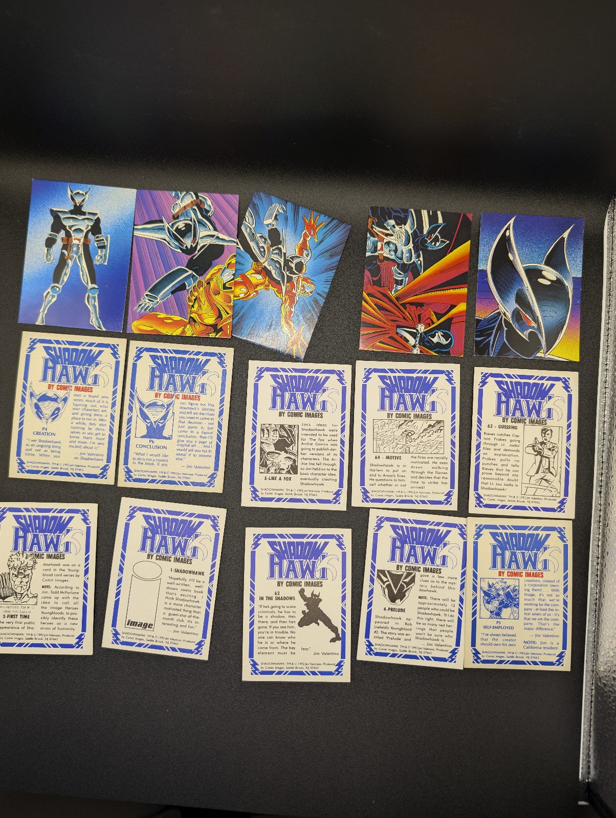 Shadowhawk Base Card Set 93 - Comic Cards 1992 Shadow Hawk POS Nerds