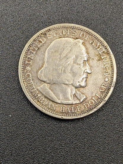 USA- 1/2 Dollar - Columbian Exposition 1893- Half Dollar Silver Coin POS Nerds