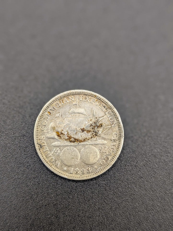 USA- 1/2 Dollar - Columbian Exposition 1893- Half Dollar Silver Coin POS Nerds