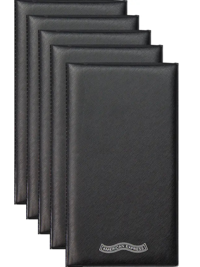 AMEX Double Panel Check Presenter/ Restaurant Bill/ Server Book - New POS Nerds