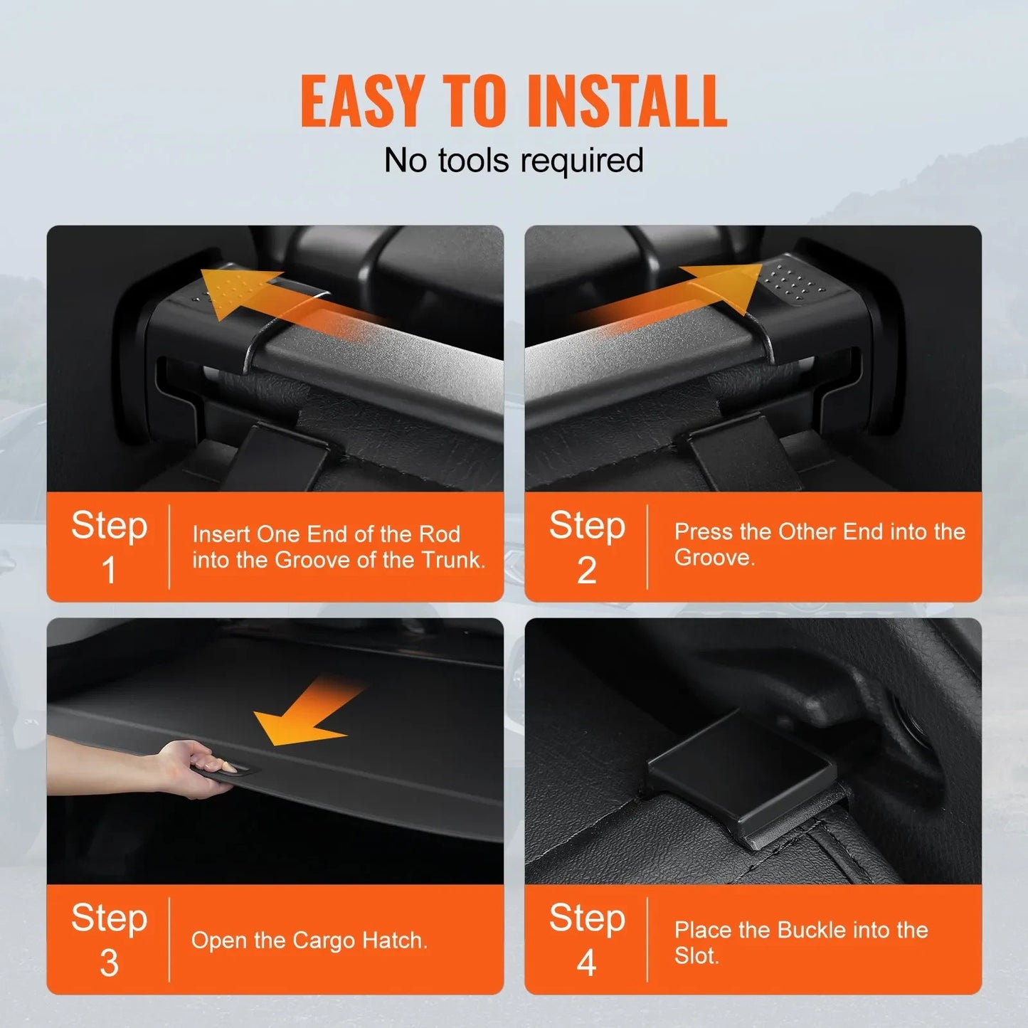 VEVOR Retractable Cargo Cover/ Trunk Cover- 18- 24 GMC Terrain & Chevy Equinox POS Nerds