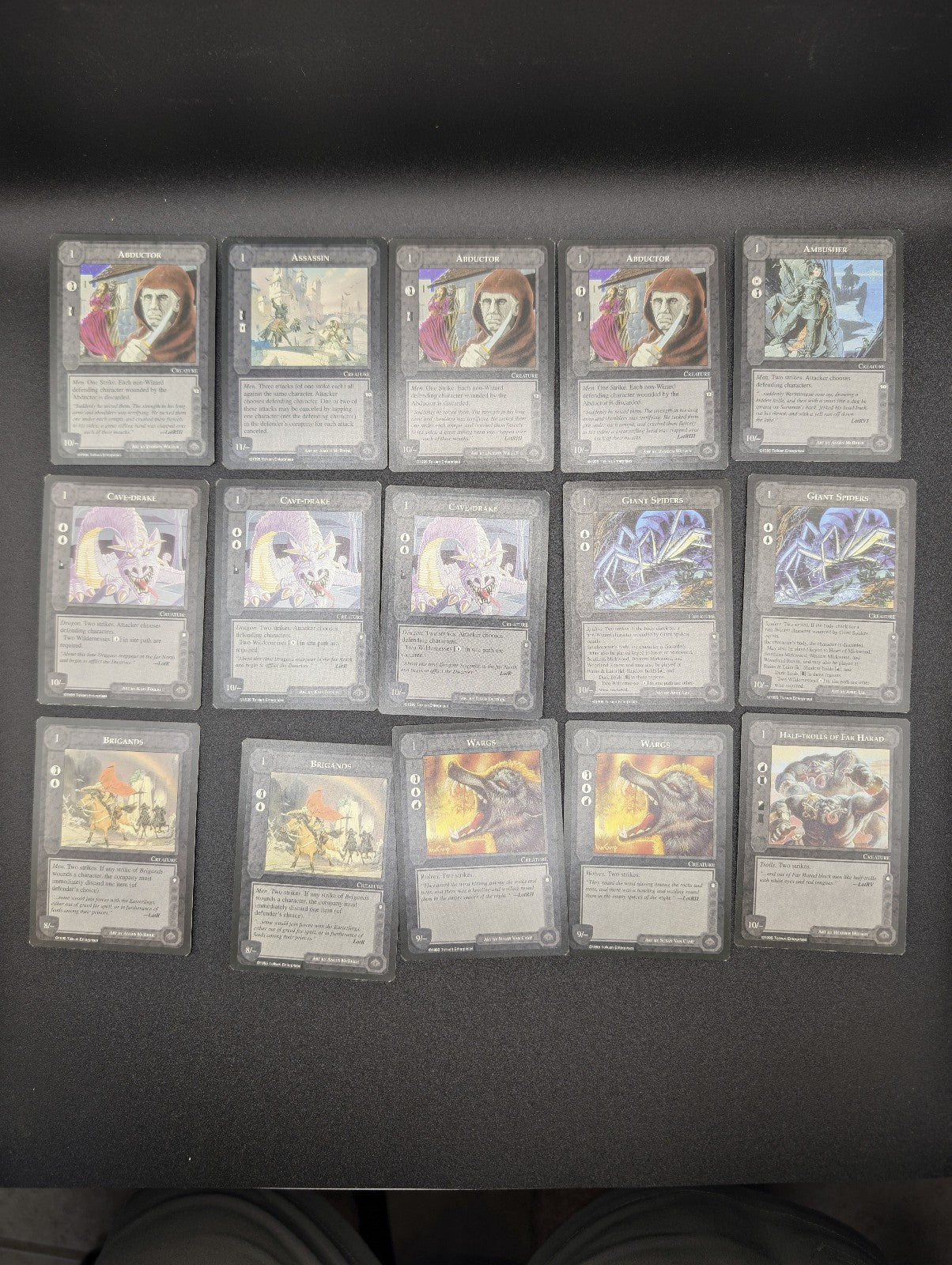 Vintage 1995 Middle-Earth CCG: The Wizards (Limited Edition) 261 Cards POS Nerds