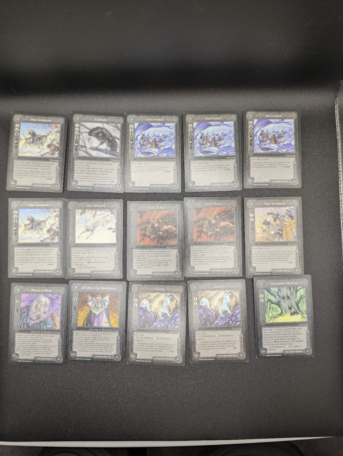 Vintage 1995 Middle-Earth CCG: The Wizards (Limited Edition) 261 Cards POS Nerds