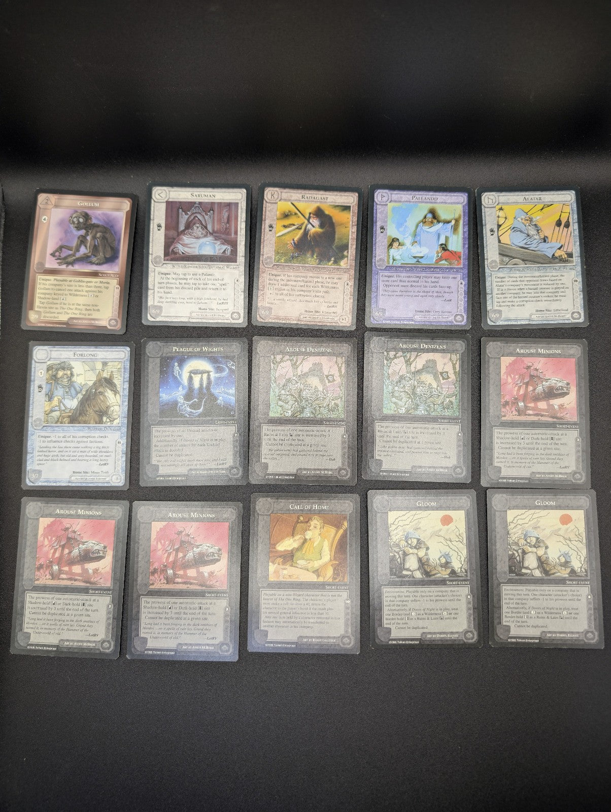 Vintage 1995 Middle-Earth CCG: The Wizards (Limited Edition) 261 Cards POS Nerds
