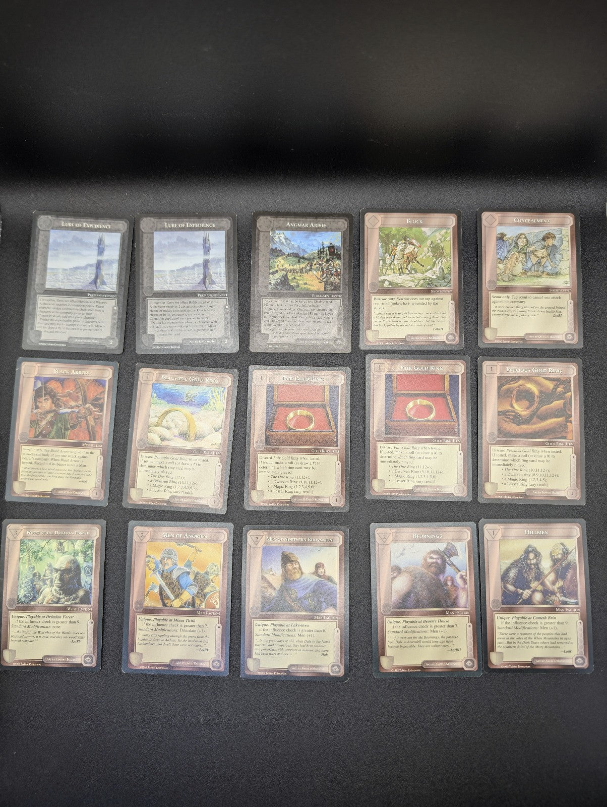 Vintage 1995 Middle-Earth CCG: The Wizards (Limited Edition) 261 Cards POS Nerds