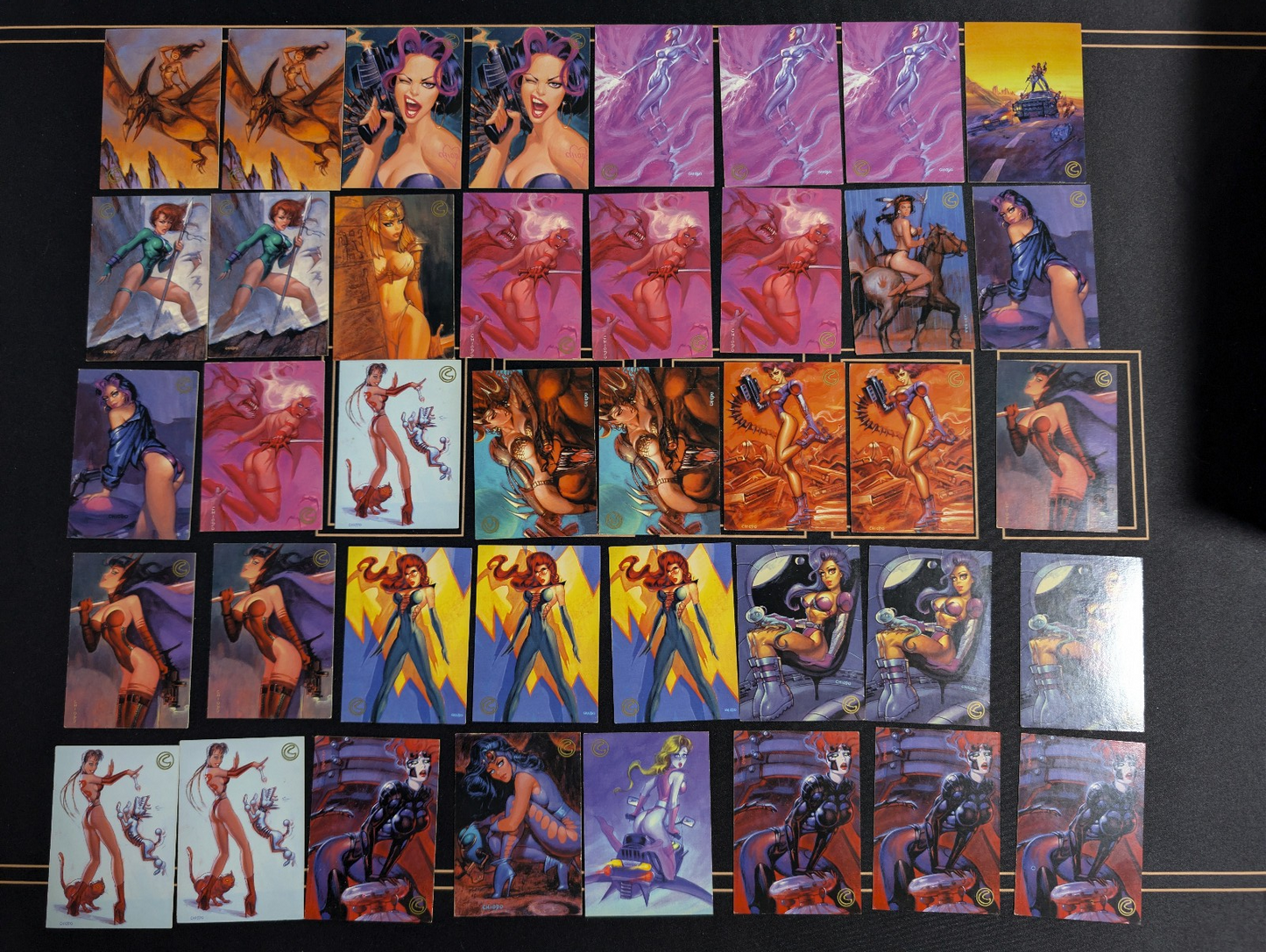 Vintage 1996 WildStorm Art of Joe Chiodo Trading Card Lot 1 (101 Cards!) POS Nerds