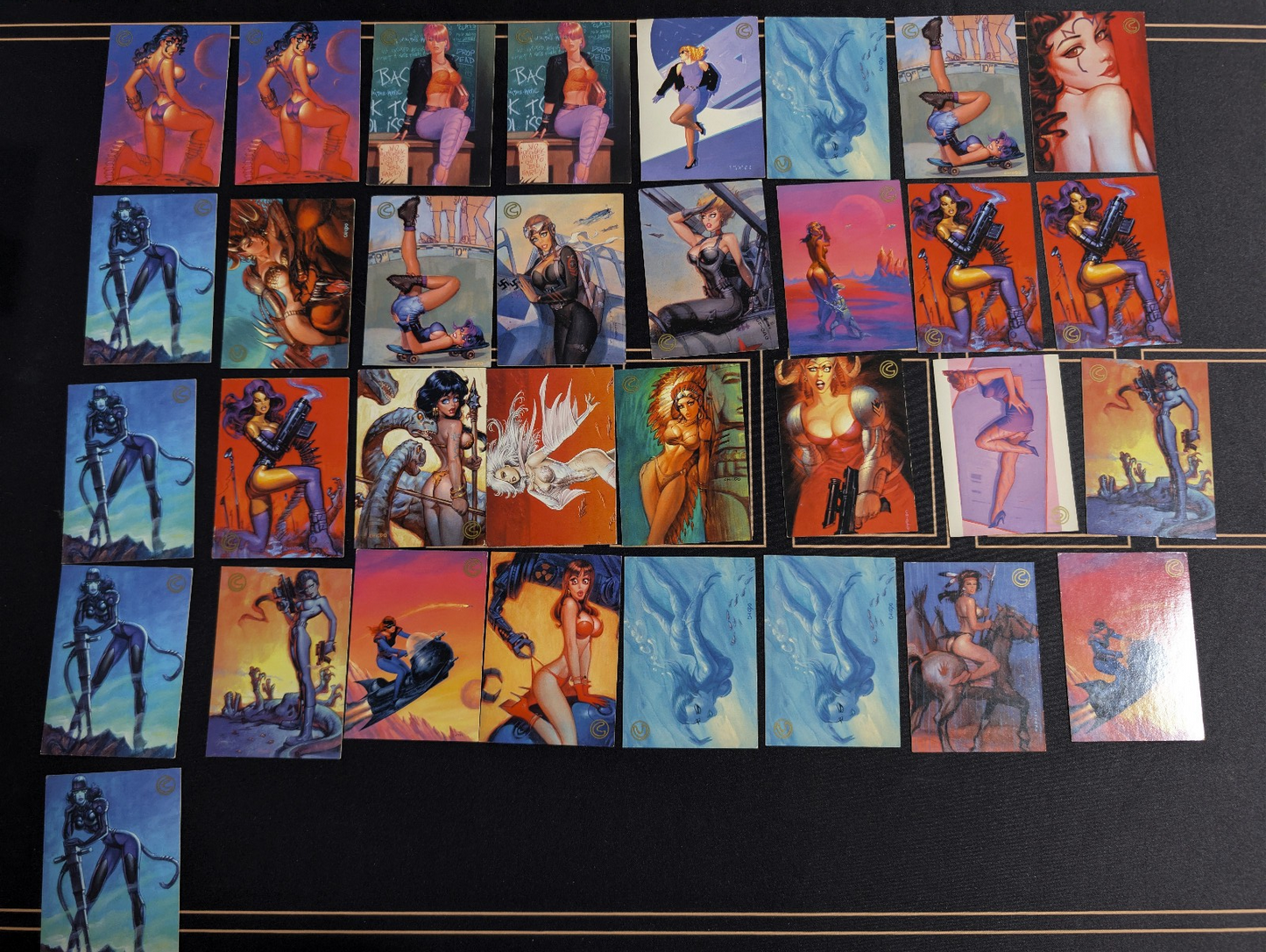 Vintage 1996 WildStorm Art of Joe Chiodo Trading Card Lot 1 (101 Cards!) POS Nerds