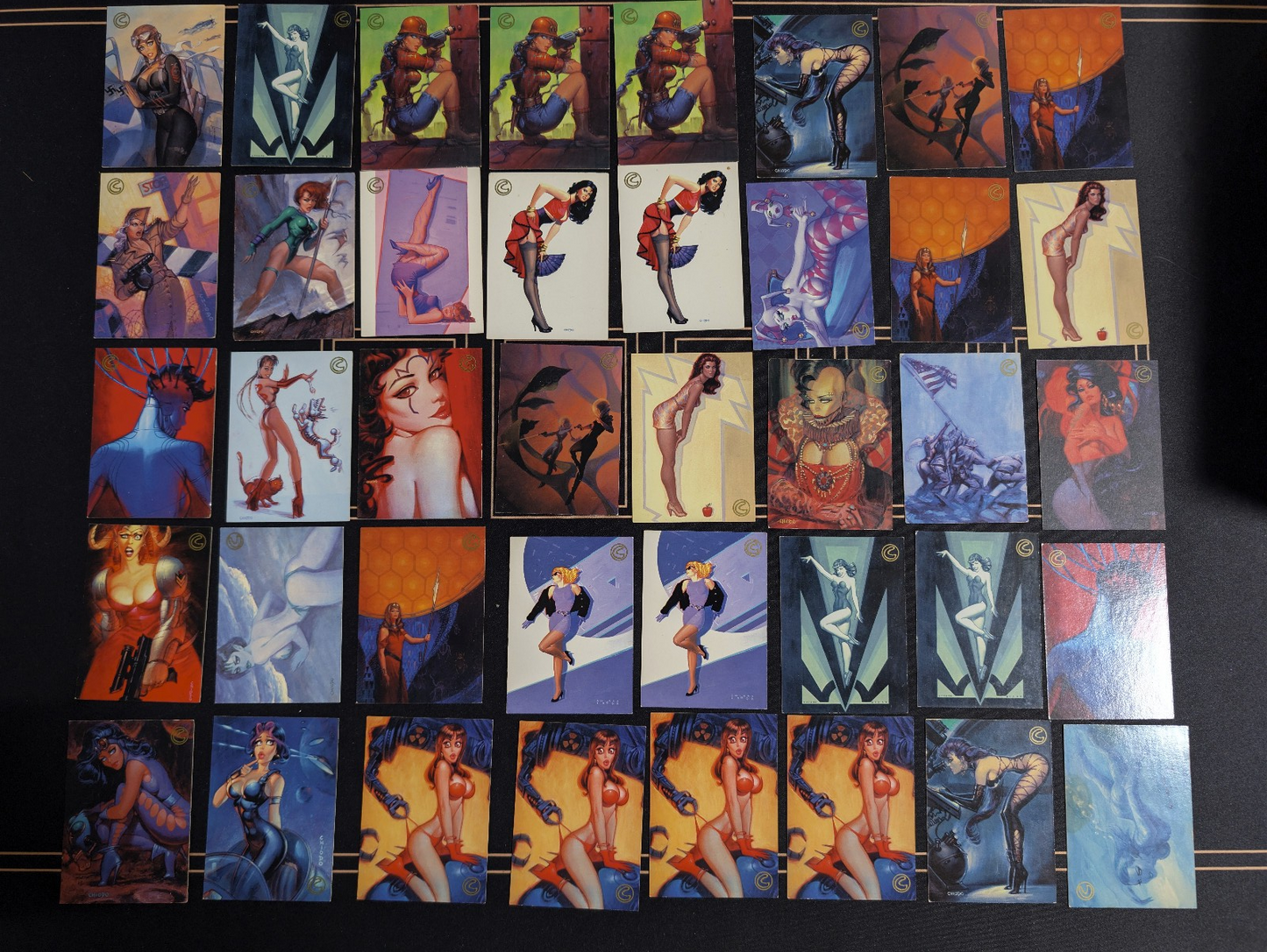 Vintage 1996 WildStorm Art of Joe Chiodo Trading Card Lot 2 (144 Cards!) POS Nerds