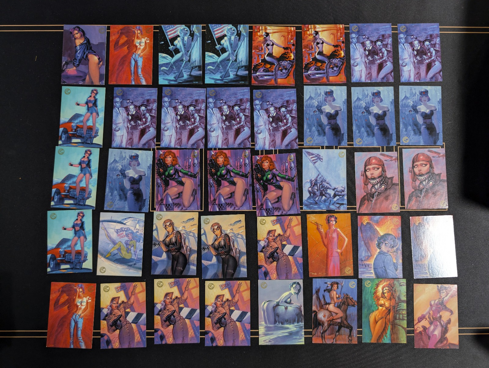 Vintage 1996 WildStorm Art of Joe Chiodo Trading Card Lot 2 (144 Cards!) POS Nerds