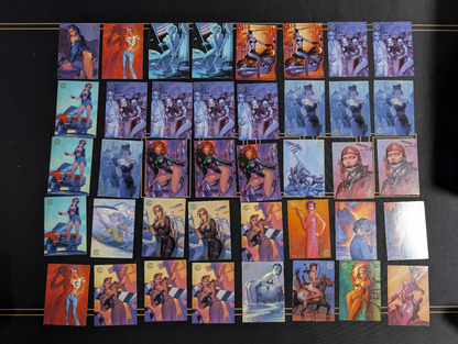 Vintage 1996 WildStorm Art of Joe Chiodo Trading Card Lot 2 (144 Cards!) POS Nerds