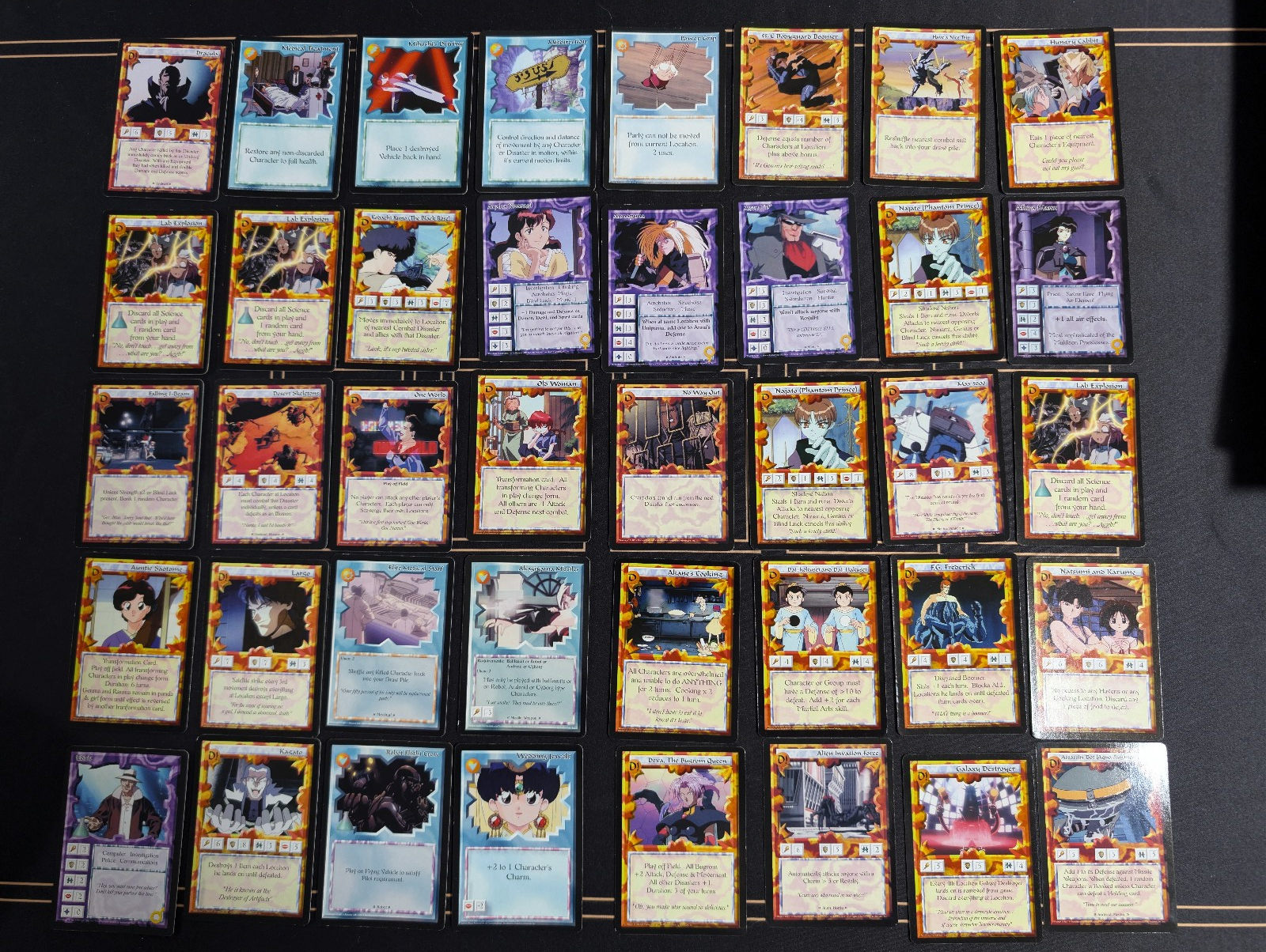 Vintage Ani-Mayhem CCG - 497 Card Lot (1995/1996 Pioneer) – Massive Collection! POS Nerds