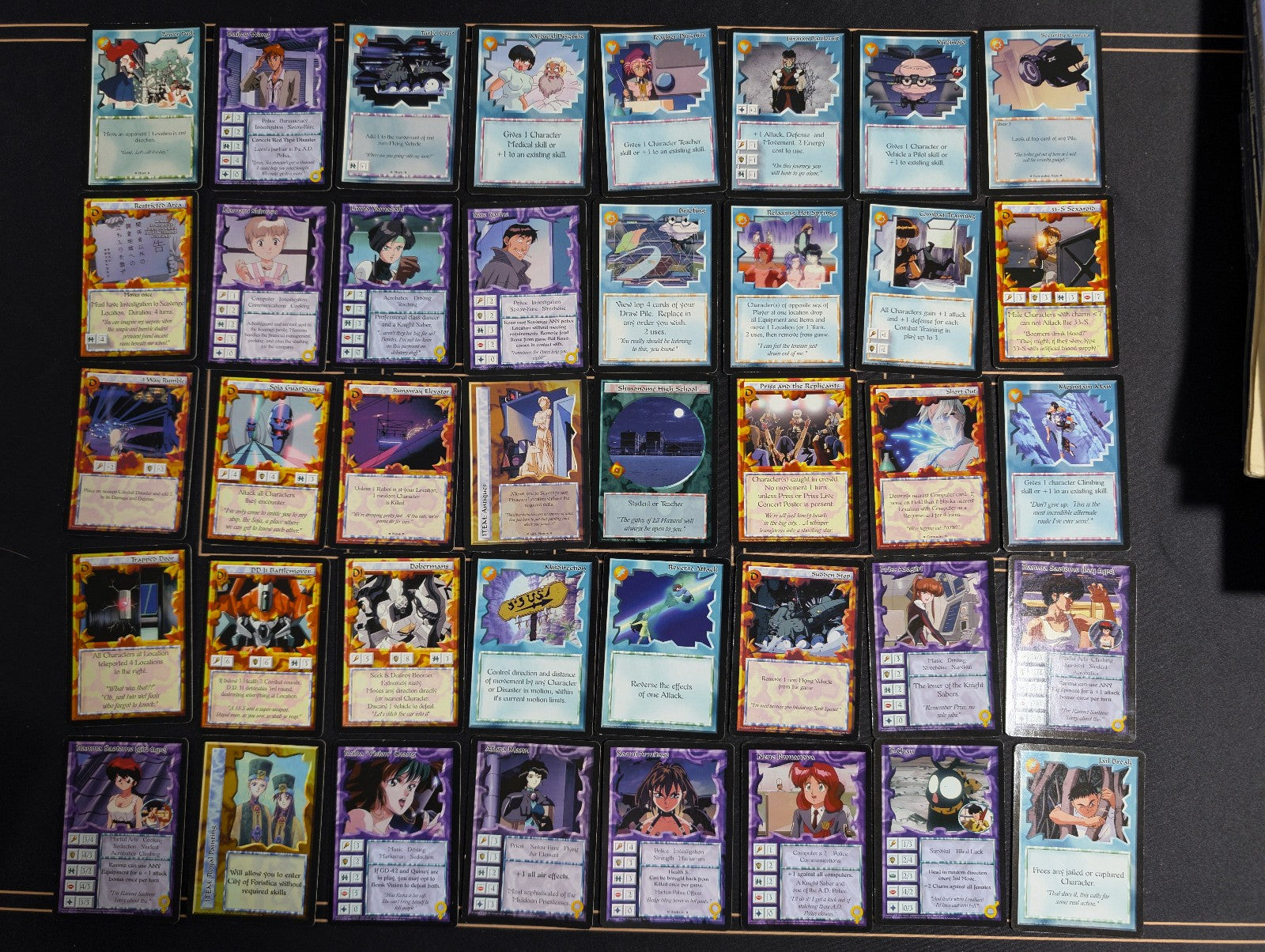 Vintage Ani-Mayhem CCG - 497 Card Lot (1995/1996 Pioneer) – Massive Collection! POS Nerds