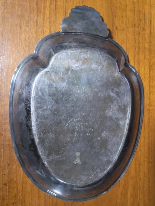 Vintage Barker Ellis English Silver Plated Repoussé Trinket Dish / Tray POS Nerds