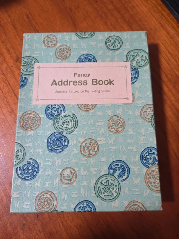 Vintage Japanese Hokusai "Thirty-six Views of Mt. Fuji" Fine Art Address Book POS Nerds