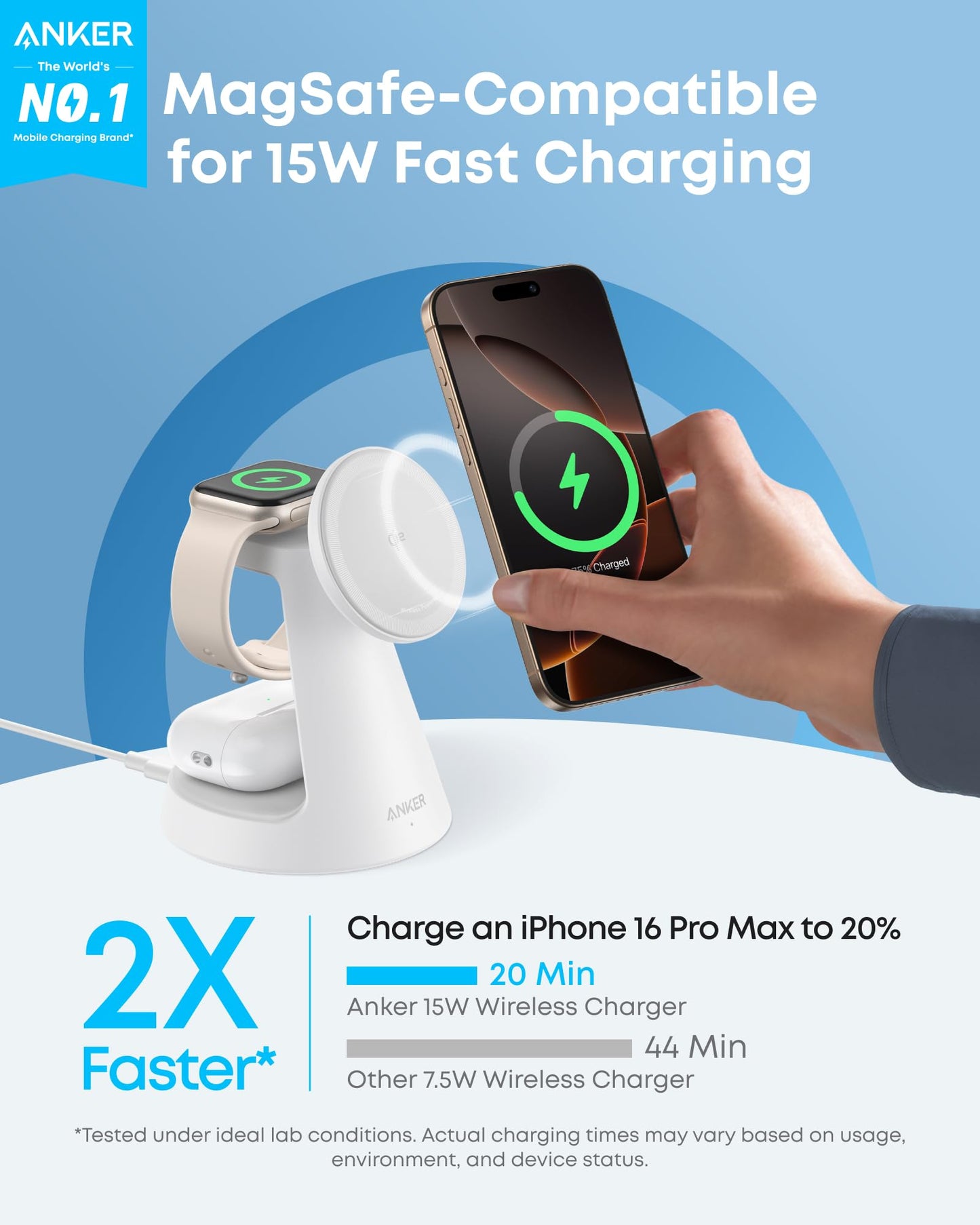 Anker MagGo Wireless Charging Station Anker